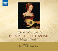 NIGEL NORTH DOWLAND - COMPLETE LUTE MUSIC CD