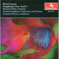 LAZAROF ZELLER SCHWARZ SEATTLE SO - SYMPHONY 4 & 5 CD