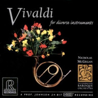 VIVALDI MCGEGAN PHILHARMONIA BAROQUE ORCH - VIVALDI FOR DIVERSE CD