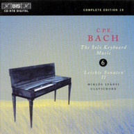 C.P.E. BACH SPANYI - SOLO KEYBOARD MUSIC 4 CD