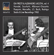 J.S. BACH IDA LAGOYA PRESTI - IDA PRESTI & ALEXANDRE LAGOYA 4 CD