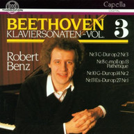 BEETHOVEN ROBERT BENZ - KLAVIERSONATEN 3 CD