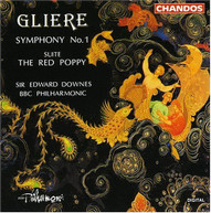 GLIERE DOWNES BBCSO - SYMPHONY 1 RED POPPY BALLET SUITE CD