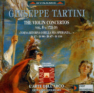 TARTINI GUGLIELMO L'ARTE DELL'ARCO - VIOLIN CONCERTOS 8 CD