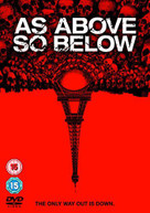 AS ABOVE SO BELOW (UK) DVD