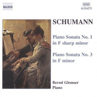 SCHUMANN /  GLEMSER - PIANO SONATAS 1 & 3 CD
