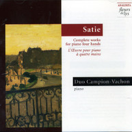 SATIE DUO CAMPION VACHON - INTEGRALE DES OEUVRES PIANO (IMPORT) CD