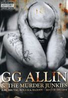 GG ALLIN - RAW BRUTAL ROUGH & BLOODY: BEST OF 1991 LIVE DVD
