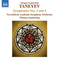 TANEYEV NOVOSIBIRSK ACADEMIC SO SANDERLING - SYMPHONIES NOS 2 & 4 CD
