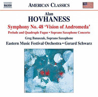 HOVHANESS BANASZAK SCHWARZ - WORKS FOR ORCH & SOPRANO SAXOPHONE CD