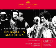 G. VERDI LUCIANO TICHY PAVAROTTI - VERDI: UN BALLO IN MASCHERA CD
