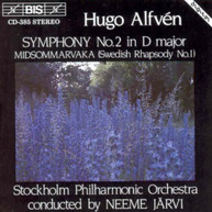 ALFVEN SWEDISH RHAPSODY STOCKHOLM - SYMPHONY 2 CD