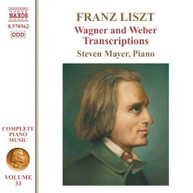 LISZT STEVEN MAYER - WAGNER & WEBER TRANSCRIPTIONS: PIANO MUSIC 33 CD