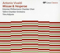 VIVALDI ESTONIAN PHILHARMONIC CHAMBER CHOIR - MISSAE & VESPERAE CD