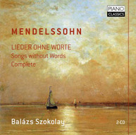 MENDELSSOHN - LIEDER OHNE WORTE CD