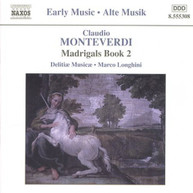 MONTEVERDI LONGHINI DELITIAE MUSICAE - MADRIGALS BOOK 2 CD