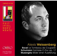 RAVEL ALEXIS WEISSENBERG - SOISTENKONZERT SALZBURG FESTIVAL 1972 CD