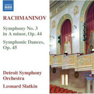 RACHMANINOV /  DETROIT SYMPHONY ORCH / SLATKIN - SYMPHONY NO 3 / CD