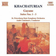KHACHATURIAN /  ANICHANOV - GAYANE SUITES 1 - GAYANE SUITES 1-3 CD
