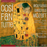MOZART PHILHARMONIA ORCHESTRA & CHORUS - COSI FAN TUTTE CD