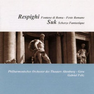 RESPIGHI SUK FELTZ - FONTANE DI ROMA & FESTE ROMANE FANTASTICKE CD