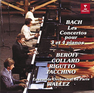 BACH /  BEROFF / WALLEZ - PIANO CONCERTI 3 & 4 CD