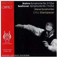 BRAHMS BEETHOVEN KLEMPERER - SYM 3 & 7 CD
