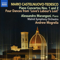CASTELNUOVO-TEDESCO MARANGONI -TEDESCO MARANGONI - PIANO CONCERTOS 1 CD