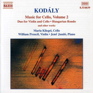ZOLTAN KODALY / MARIA / PREUCIL / JANDO  KLIEGEL - MUSIC FOR CELLO #2 CD