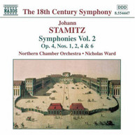 STAMITZ /  NORTHERN CHAMBER ORCHESTRA / WARD - SYMPHONIES 2 CD