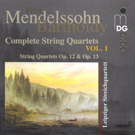 MENDELSSOHN LEIPZIG STRING QUARTET - STRING QUARTETS OPS 12 & 13 CD