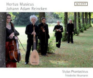 REINCKEN STYLUS PHANTASTICUS HEUMANN - HORTUS MUSICUS 1 CD