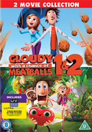 CLOUDY WITH A CHANCE OF MEATBALLS 1 & 2 (UK) DVD