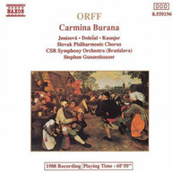 ORFF /  GUNZENHAUSER - CARMINA BURANA CD