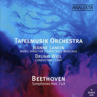 BEETHOVEN LAMON TAFELMUSICK ORCHESTRA WEIL - SYMPHONIES NOS. 7 & 8 CD