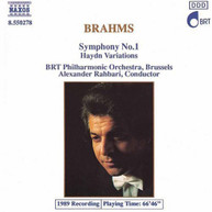 BRAHMS /  RAHBARI / BRT PHILHARMONIC - SYMPHONY 1 / VARIATIONS ON A THEME CD