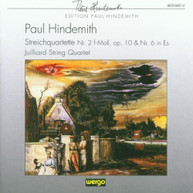 HINDEMITH JULLIARD QUARTET - STRING QUARTETS NOS 2 & 6 CD