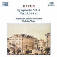HAYDN /  WARD / NORTHERN CHAMBER ORCHESTRA - SYMPHONIES 23 24 & 61 CD