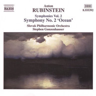 RUBINSTEIN /  GUNZENHAUSER / SLOVAK PHIL ORCH - SYMPHONIES 2 CD
