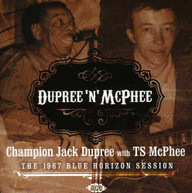 CHAMPION JACK DUPREE TONY MCPHEE - DUPREE N MCPHEE THE 1967 BLUE CD