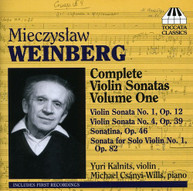 WEINBERG KALNITS CSANYI-WILLS -WILLS - COMPLETE VIOLIN SONATAS 1 CD