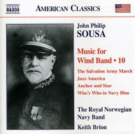 SOUSA ROYAL NORWEGIAN NAVY BAND BRION - MUSIC FOR WIND BAND 10 CD