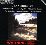SIBELIUS JARVI GOTHENBURG S.O. - SYMPHONY 1 IN E MINOR OP 39 CD