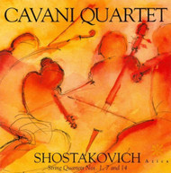 SHOSTAKOVICH CAVANI QUARTET - STRING QUARTETS 1 7 & 14 CD
