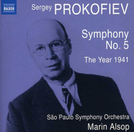 PROKOFIEV SAO PAULO STATE SYM ALSOP - SYMPHONY NO.5: THE YEAR 1941 CD