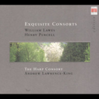 LAWES PURCELL HARP CONSORT LAWRENCE-KING -KING - EXQUISITE CD