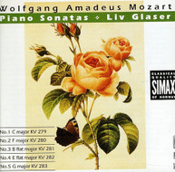 MOZART GLASER - PIANO SONATAS 1 - PIANO SONATAS 1-5 CD