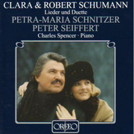CLARA SCHUMANN & ROBERT SCHNITZER SEIFFERT - LIEDER & DUETTE CD