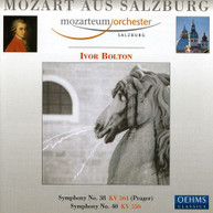 MOZART BOLTON MOZARTEUM ORCH SALZBURG - SYMPHONIES 40 & 38 CD