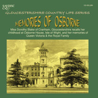 MISS DOROTHY BLAKE - MEMORIES OF OSBORNE CD
